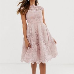 Chi Chi London Lace Midi Dress